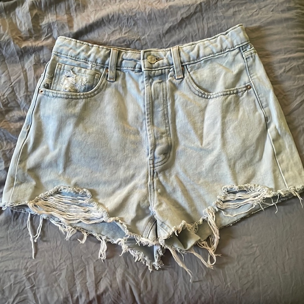 Wild Fable High Waisted Distressed Jean Shorts